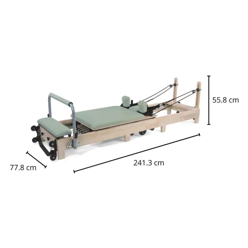 Toorx Oak wood foldable Reformer PTX 3000 - Green Tea 1 Toorx Oak_wood_foldable_Reformer_PTX_3000__Green_Tea