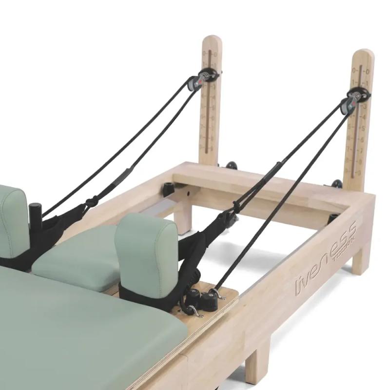 Toorx Oak wood foldable Reformer PTX 3000 - Green Tea 2 Toorx Oak_wood_foldable_Reformer_PTX_3000__Green_TeaALLproducts